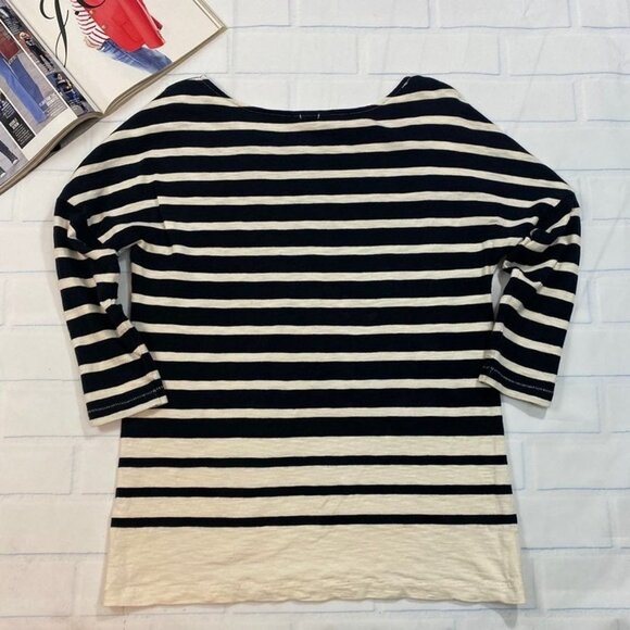 J.Crew Women's striped long‎ sleeve Shirt blouse - Picture 6 of 8